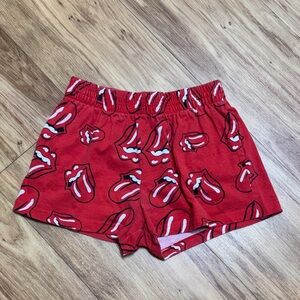 Bravado Red 2 piece Graphic Rolling Stones Lounge set